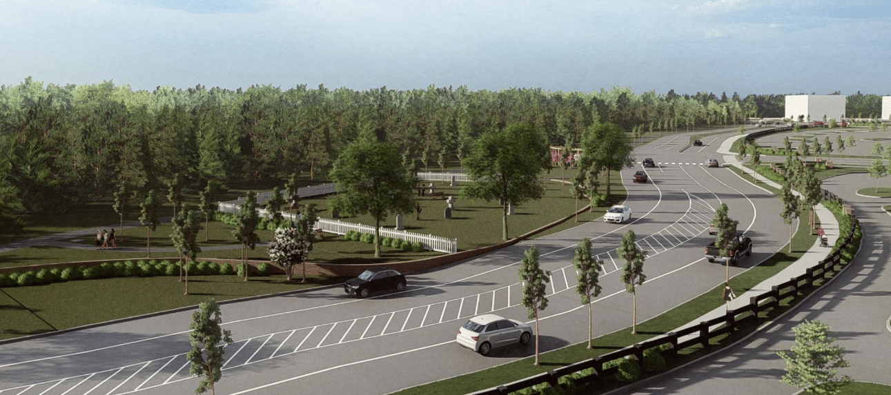 Target proposed cemetery park